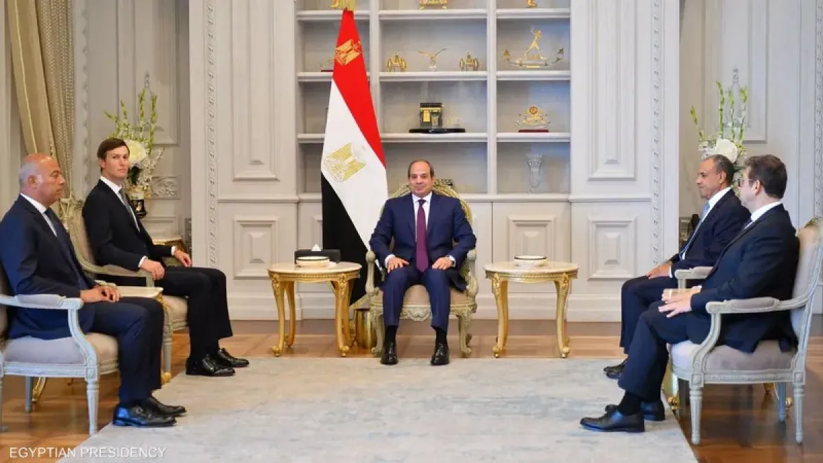 السيسي يستقبل كوشنر في مصر