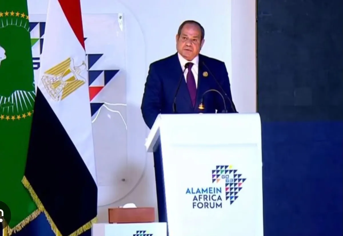 الرئيس المصري: نهضة إفريقيا وازدهار شعوبها حق مشروع ينبغي التمسك به
